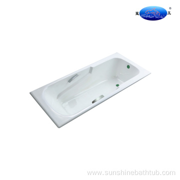 1800 MM Rectangular Enamel Cast Iron Wholesale Bathtub